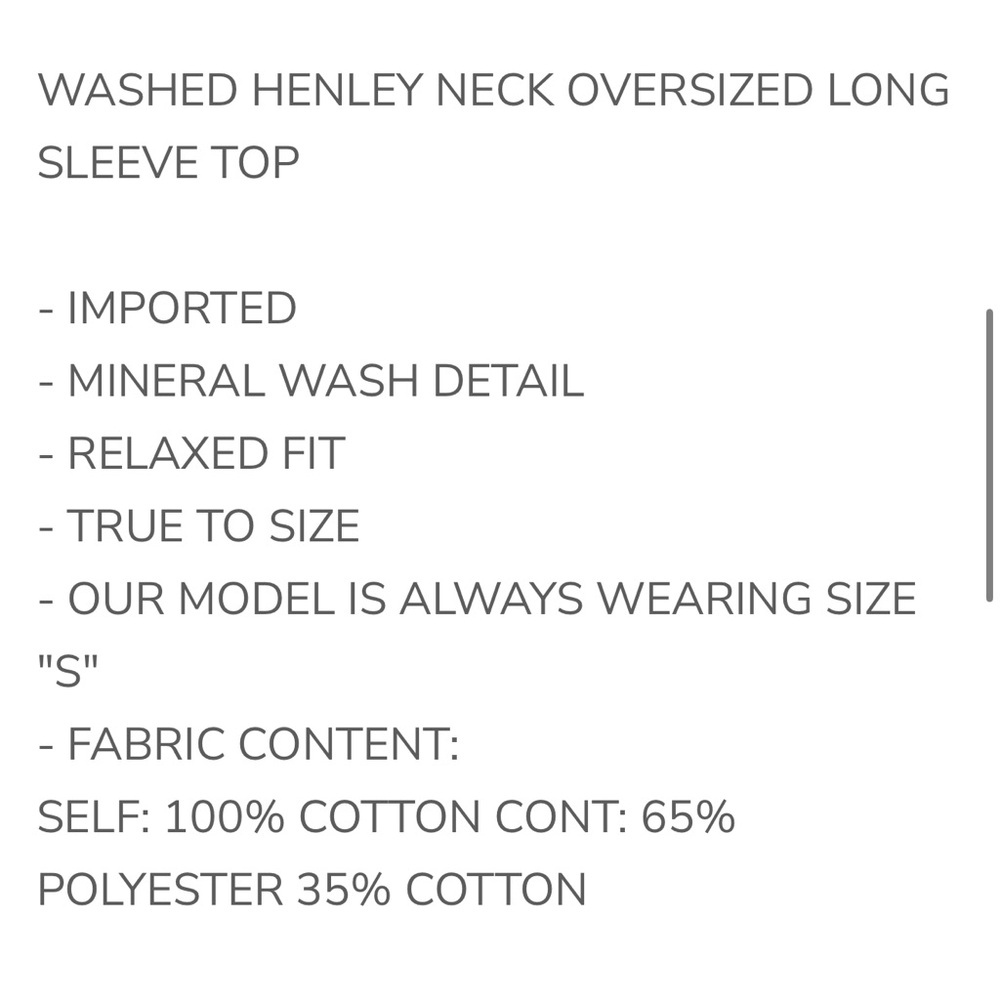 003 💕 Oli & Hali Henley Top - Picture 5 of 7